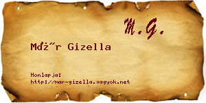 Már Gizella névjegykártya